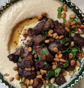 Lamb With Hummus