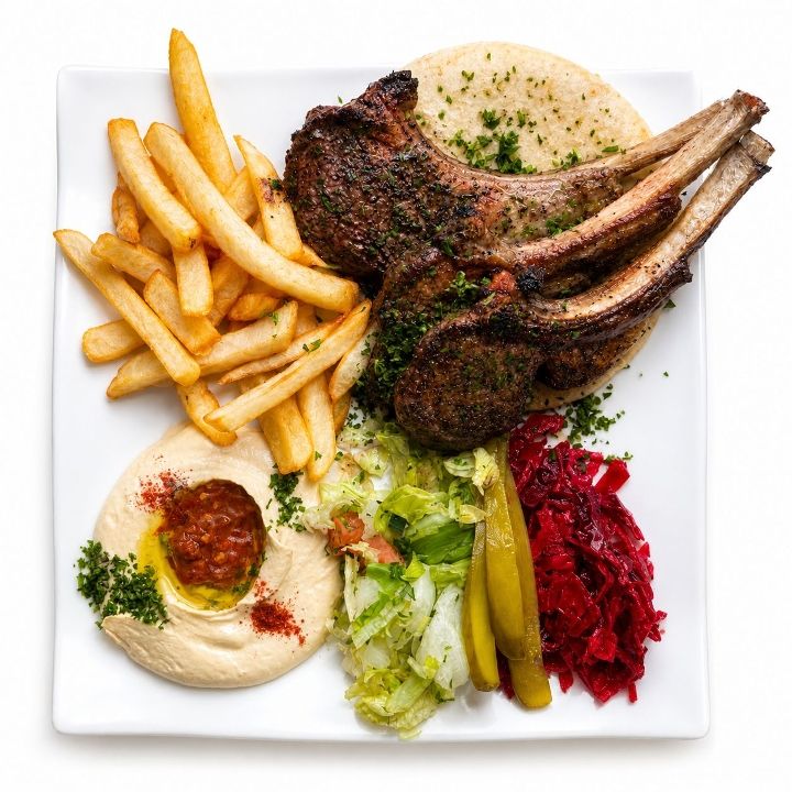 Three Lamb Chops